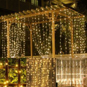 TORCHSTAR 9.8ft x 9.8ft LED Curtain Lights, Starry